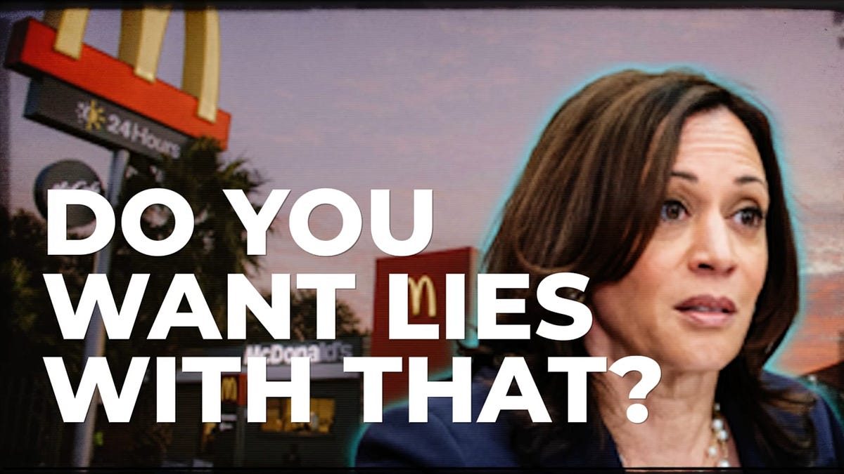 Trump, McDonald’s…and Kamala the Phony