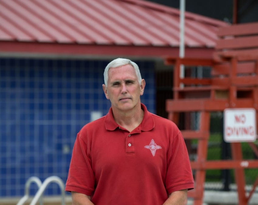 Mike Pence Thinks He’s the ‘Lifeguard’ of the American Right