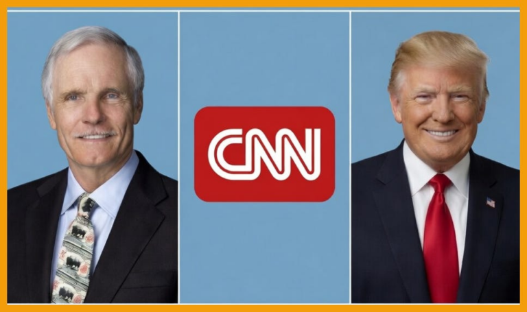 Ted Turner, Donald Trump, and CNN